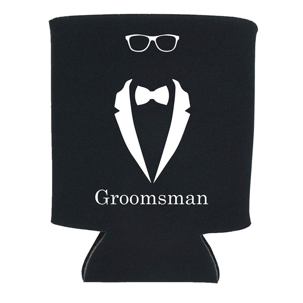 "Groomsman"/"Best Man"/"Married Man" Koozies