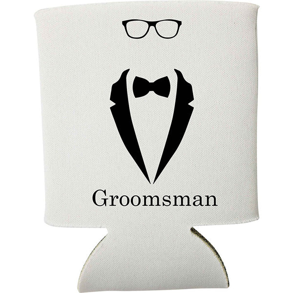"Groomsman"/"Best Man"/"Married Man" Koozies