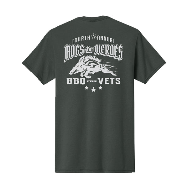 Hogs For Heroes 4th Annual T-shirt