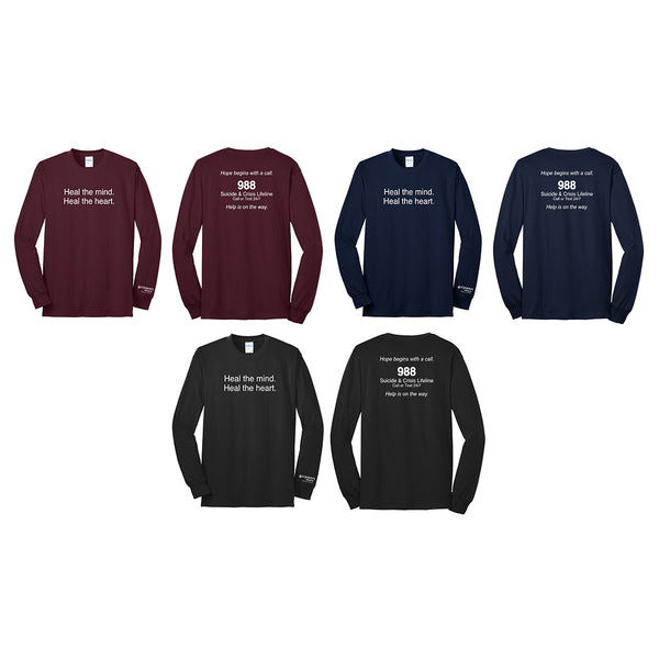St. Joseph's "Heal the Mind. Heal the Heart" Long Sleeve Shirt