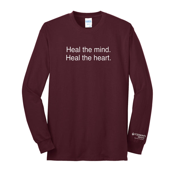 St. Joseph's "Heal the Mind. Heal the Heart" Long Sleeve Shirt