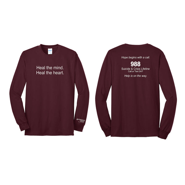 St. Joseph's "Heal the Mind. Heal the Heart" Long Sleeve Shirt