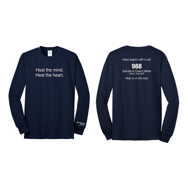 St. Joseph's "Heal the Mind. Heal the Heart" Long Sleeve Shirt