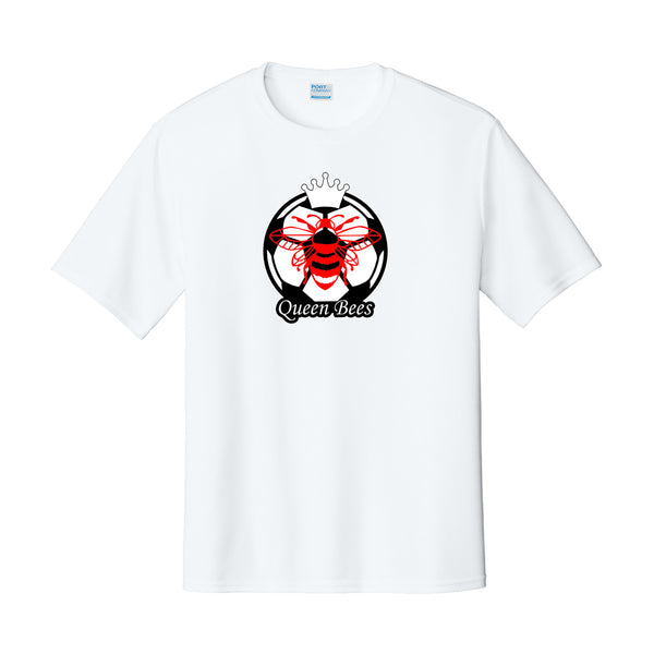 White Dri-Fit Jersey W/ New Queen Bees Logo