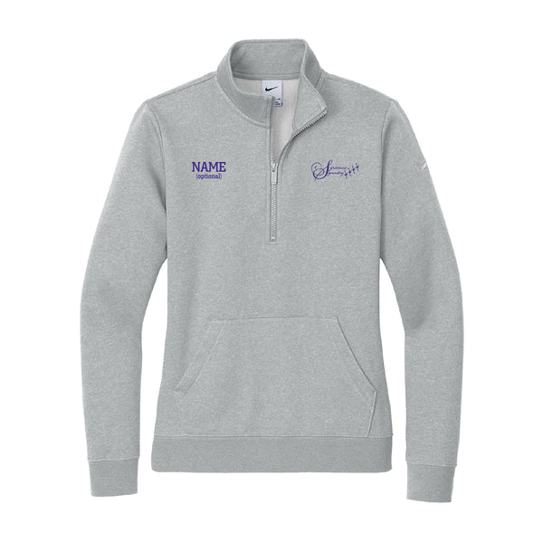 Syracuse Symmetry Nike Women's Club Fleece 1/2 Zip Jacket*