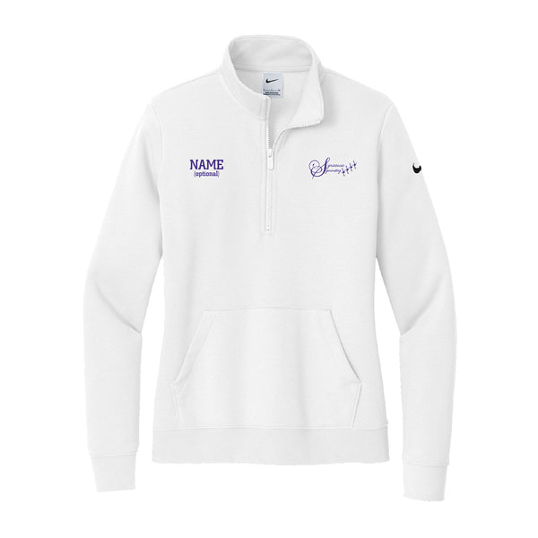 Syracuse Symmetry Nike Women's Club Fleece 1/2 Zip Jacket*