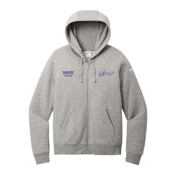 Syracuse Symmetry Nike Women's Club Fleece Full-Zip Hoodie*