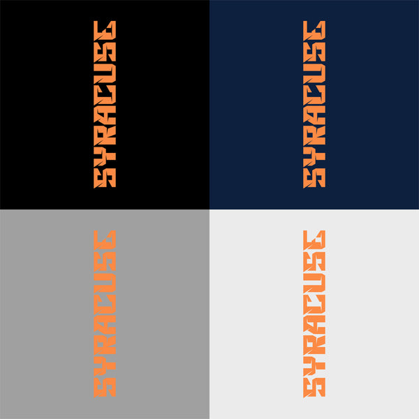 Vertical "Syracuse" Apparel