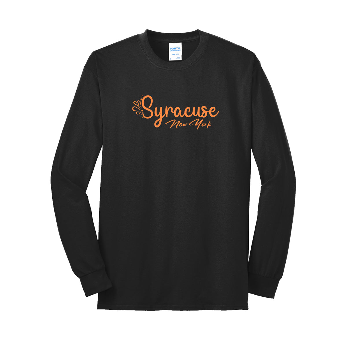 "Syracuse New York" Cute Font Apparel