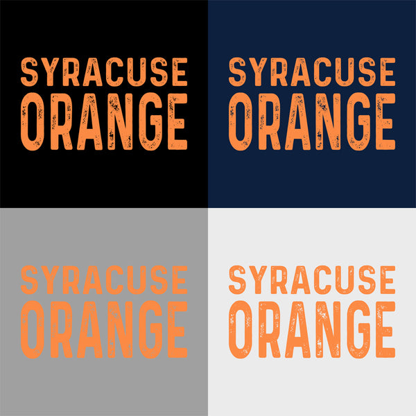 "Syracuse Orange" Block Lettering Apparel