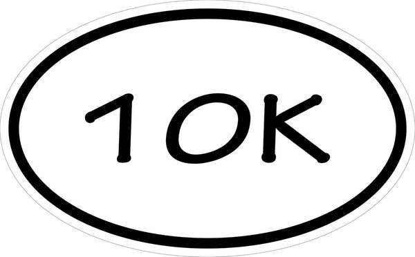 "10K" Decal