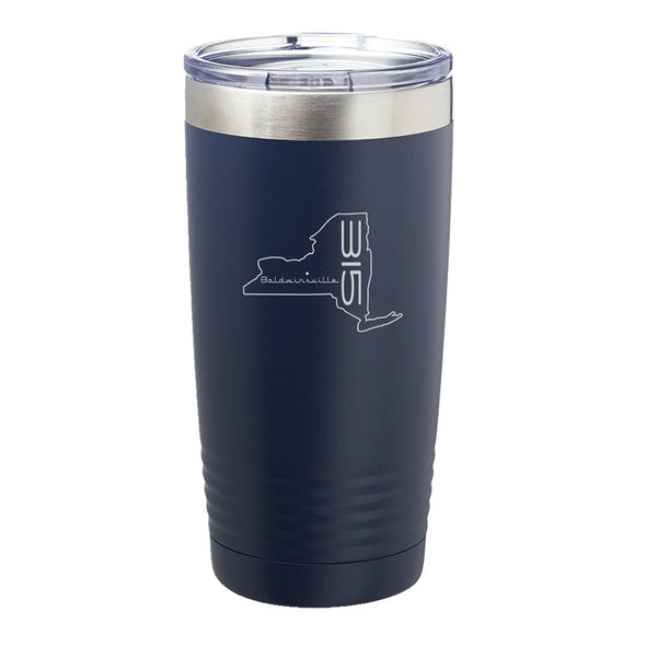 "315 Baldwinsville" Map of NY Ver. 2 20oz. Insulated Tumbler