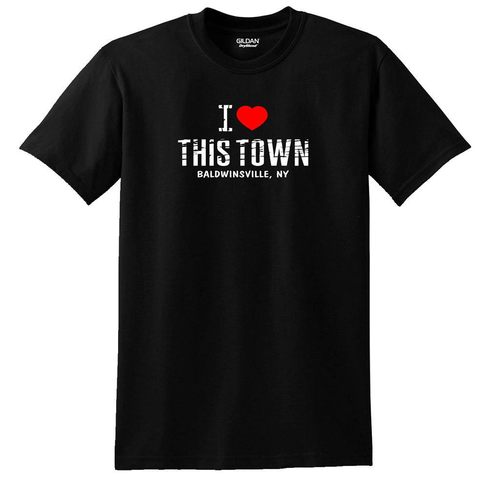 "I Love This Town (Baldwinsville, NY)" T-shirt