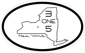 "New York 315" Decal