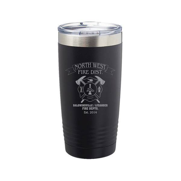 20oz (Northwest Fire Dept.) Laser-Engraved, Insulated Tumbler