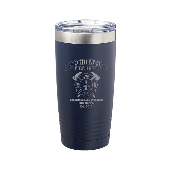 20oz (Northwest Fire Dept.) Laser-Engraved, Insulated Tumbler