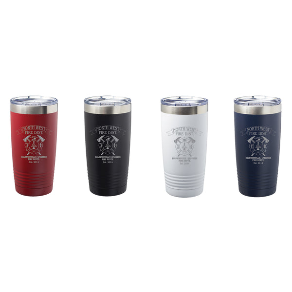 20oz (Northwest Fire Dept.) Laser-Engraved, Insulated Tumbler