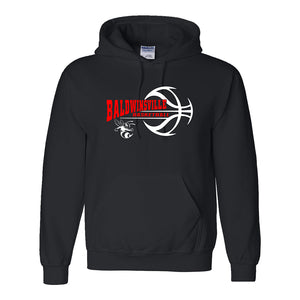 "Baldwinsville Basketball" Dry-blend Hooded Sweatshirt